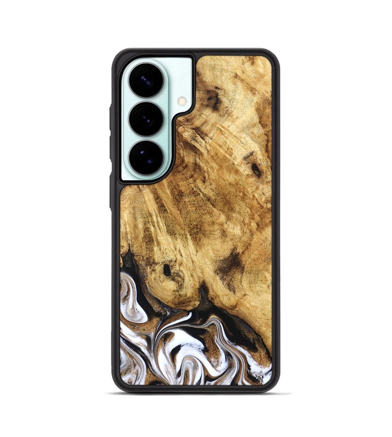 Galaxy S26 Wood Phone Case - Zariah (Black & White, 827636)