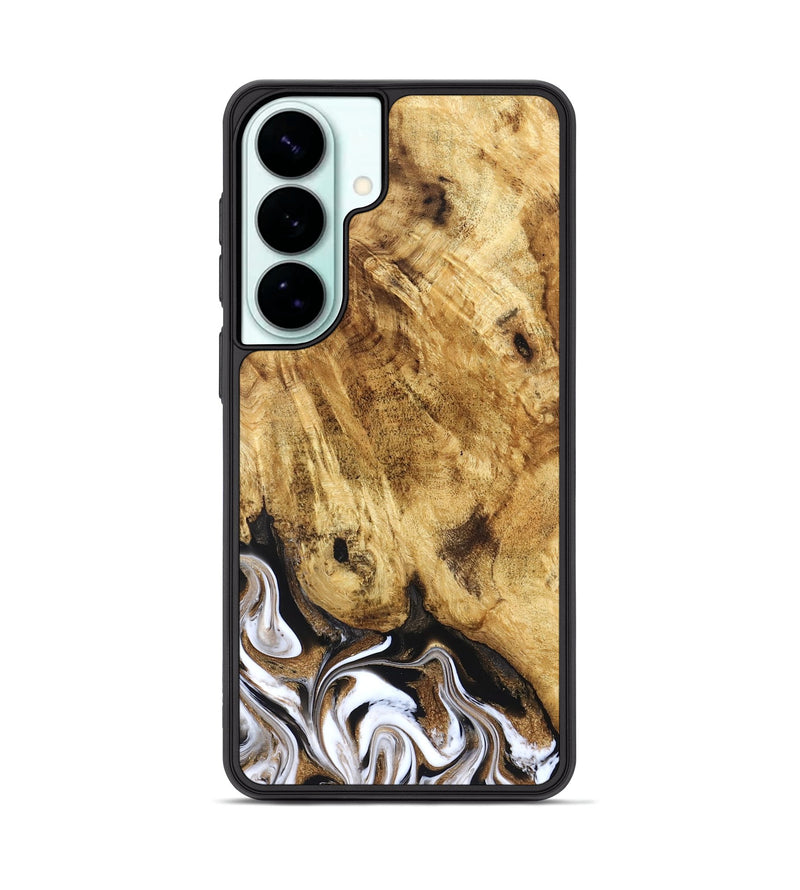 Galaxy S26 Plus Wood Phone Case - Zariah (Black & White, 827636)