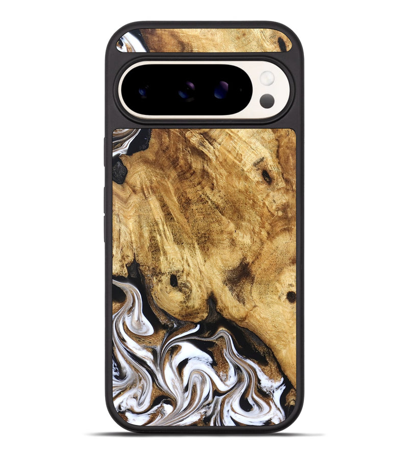 Pixel 9 Pro XL Wood Phone Case - Zariah (Black & White, 827636)