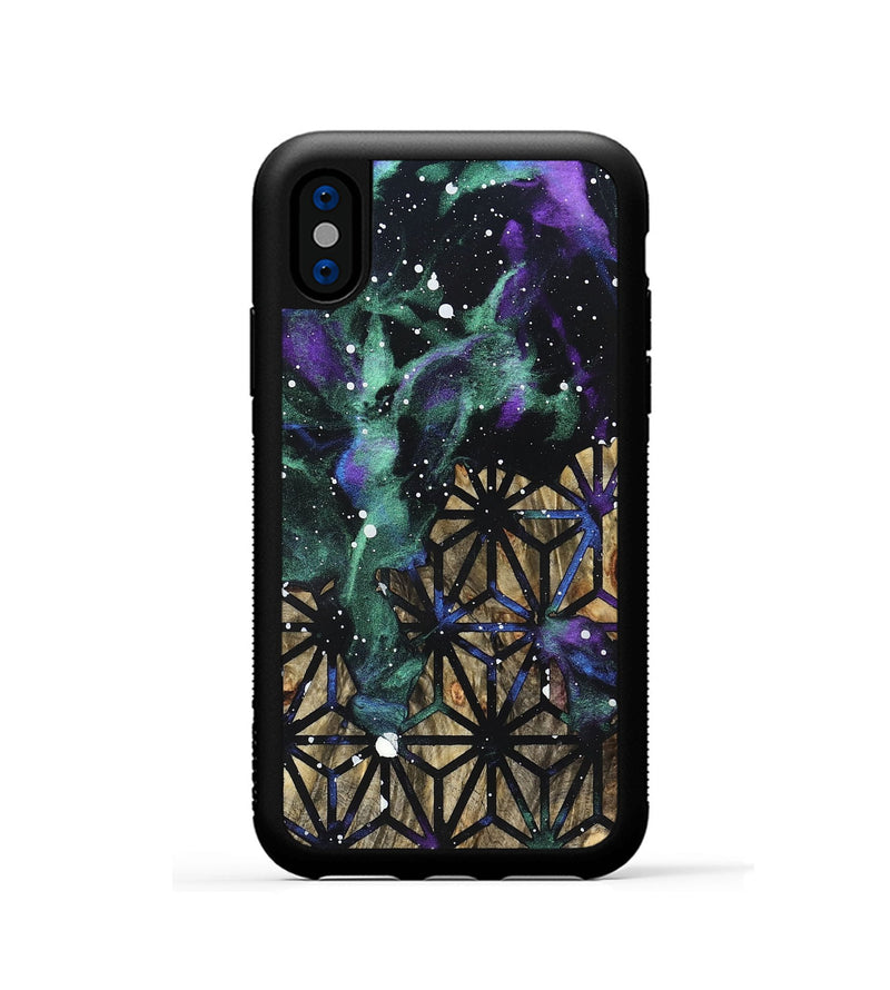 iPhone Xs Wood Phone Case - Tad (Cosmos, 827639)
