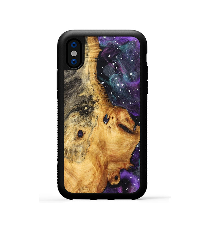 iPhone Xs Wood Phone Case - Nakita (Cosmos, 827652)