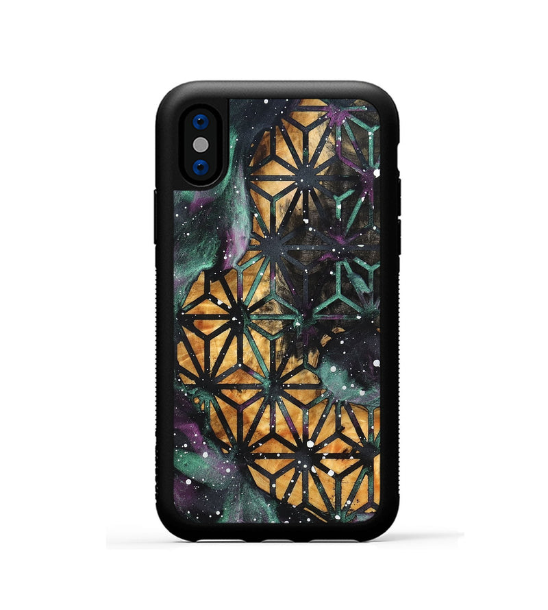 iPhone Xs Wood Phone Case - Jireh (Cosmos, 827653)