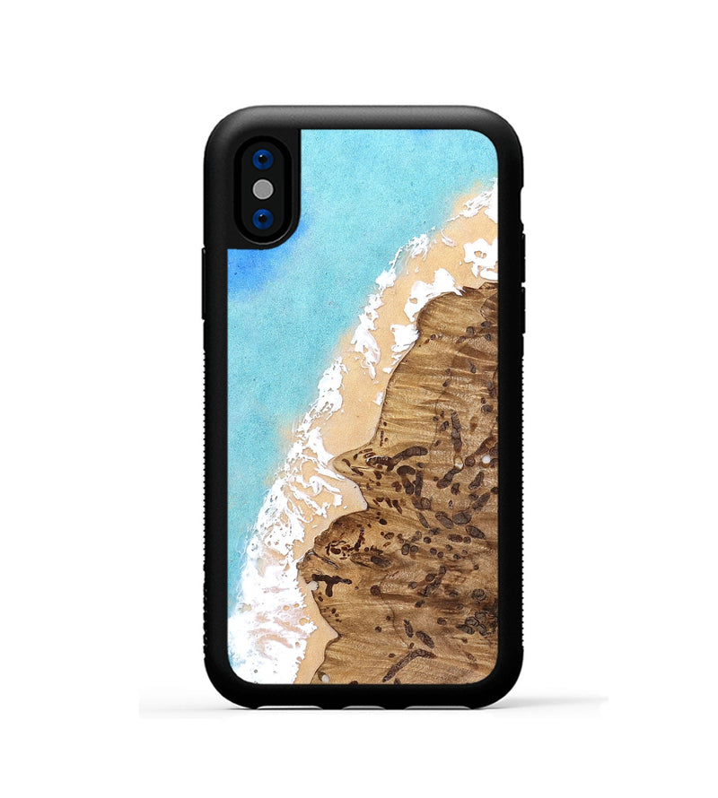 iPhone Xs Wood Phone Case - Justine (Coastal, 827697)