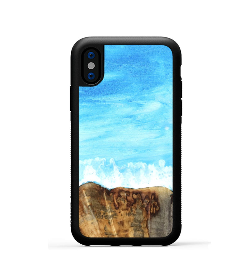 iPhone Xs Wood Phone Case - Cecelia (Coastal, 827710)