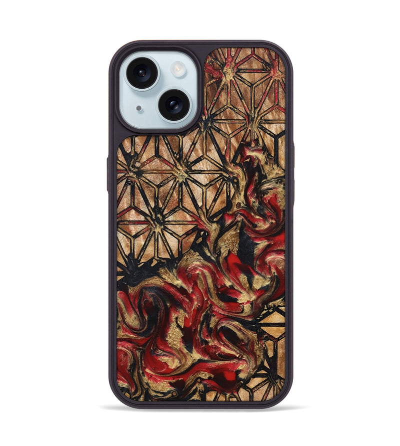 iPhone 15 Wood Phone Case - Keith (Pattern, 827728)