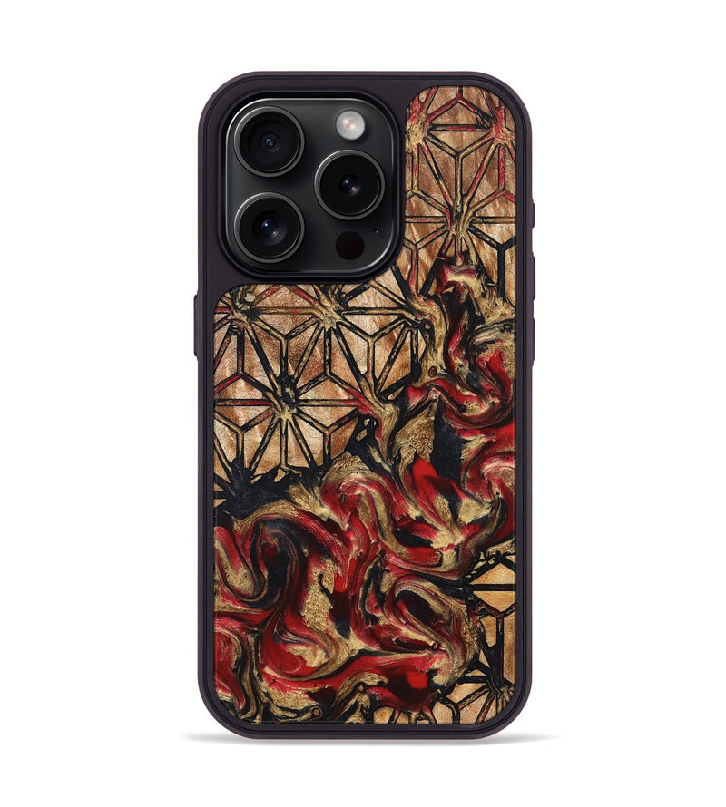iPhone 15 Pro Wood Phone Case - Keith (Pattern, 827728)