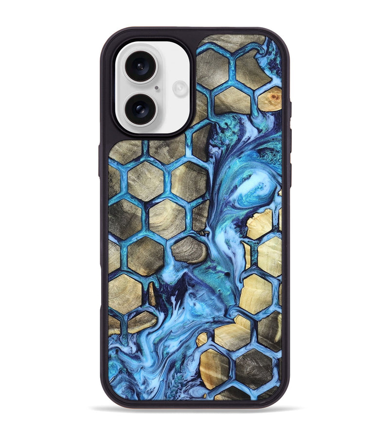 iPhone 16 Plus Wood Phone Case - Nat (Pattern, 827729)