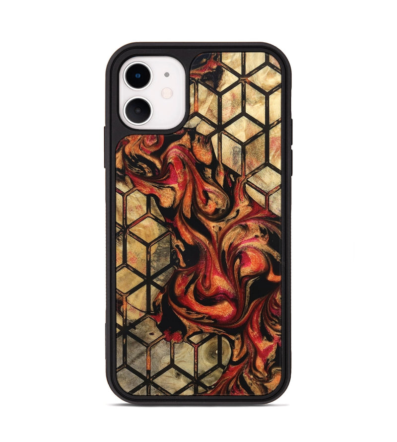 iPhone 11 Wood Phone Case - Cherry (Pattern, 827734)