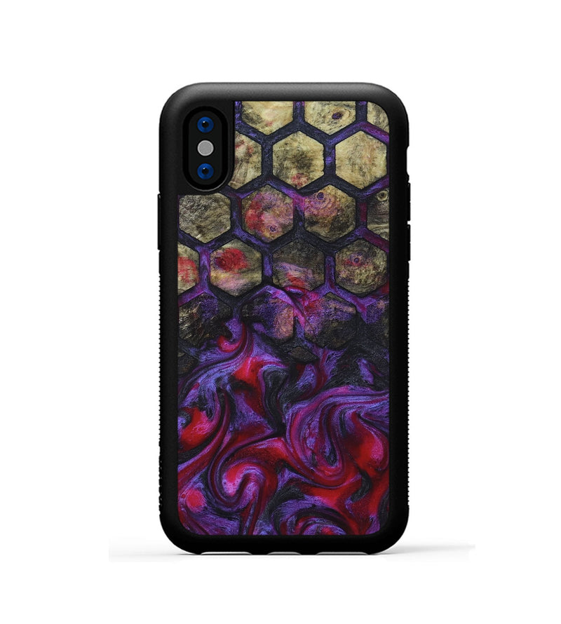 iPhone Xs Wood Phone Case - Haiden (Pattern, 827739)