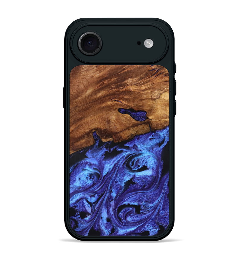 iPhone 17 Air Wood Phone Case - Noa (Blue, 827748)