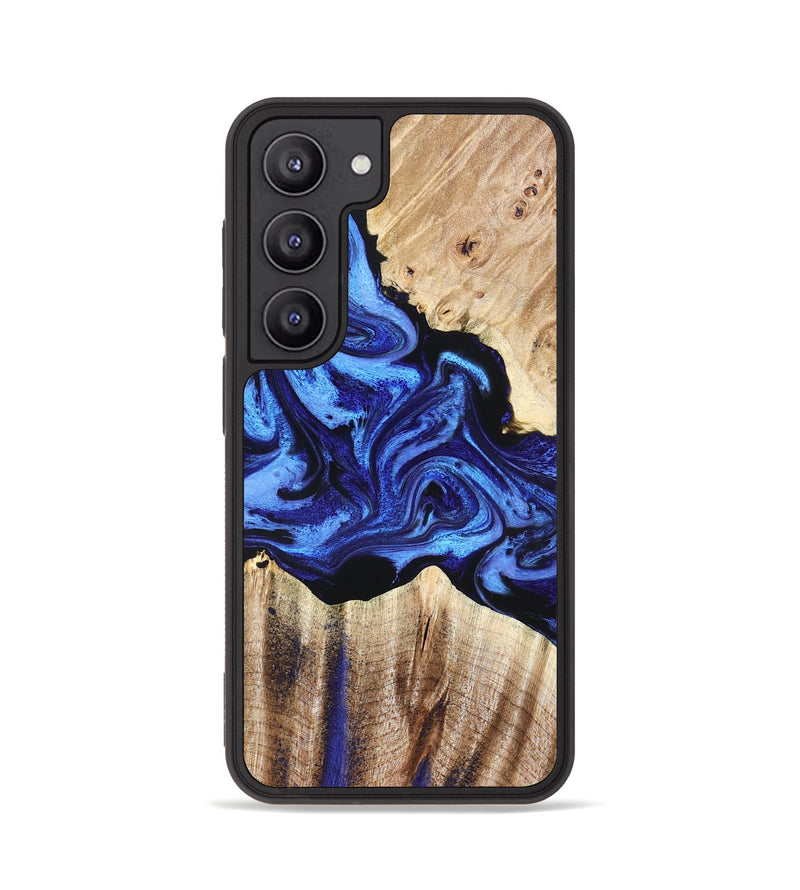 Galaxy S23 Wood Phone Case - Marco (Blue, 827750)