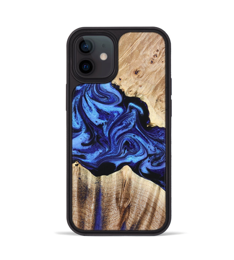 iPhone 12 Wood Phone Case - Marco (Blue, 827750)