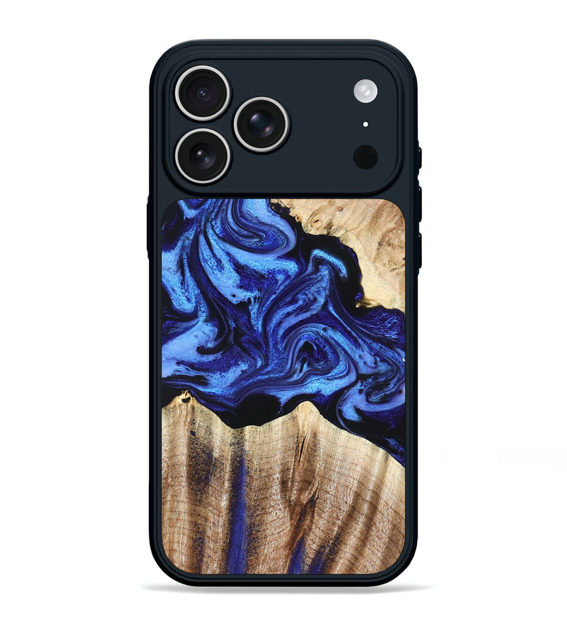 iPhone 17 Pro Max Wood Phone Case - Marco (Blue, 827750)