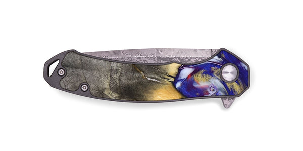 EDC Wood Pocket Knife - Dena (Blue, 827752)