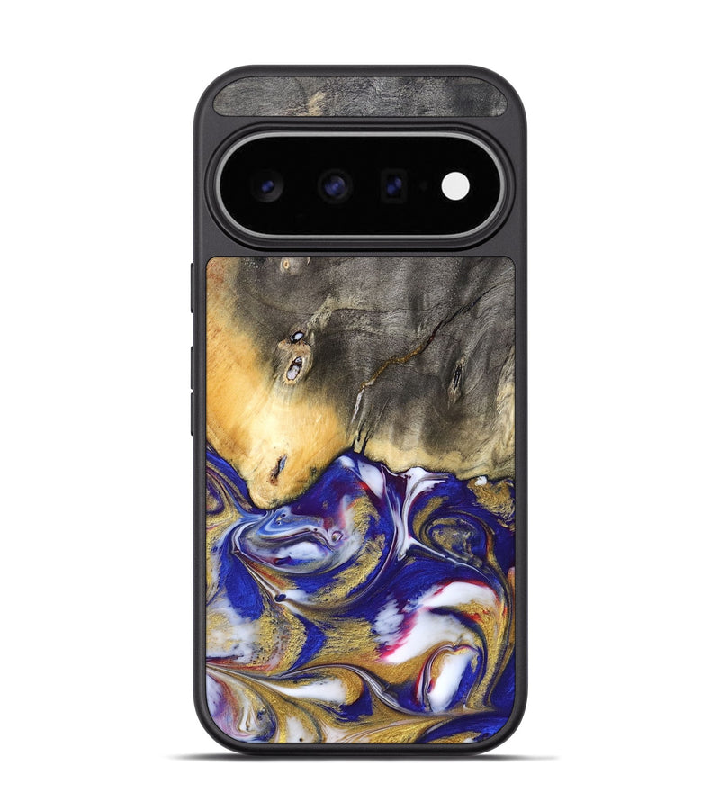 Pixel 11 Pro Wood Phone Case - Dena (Blue, 827752)