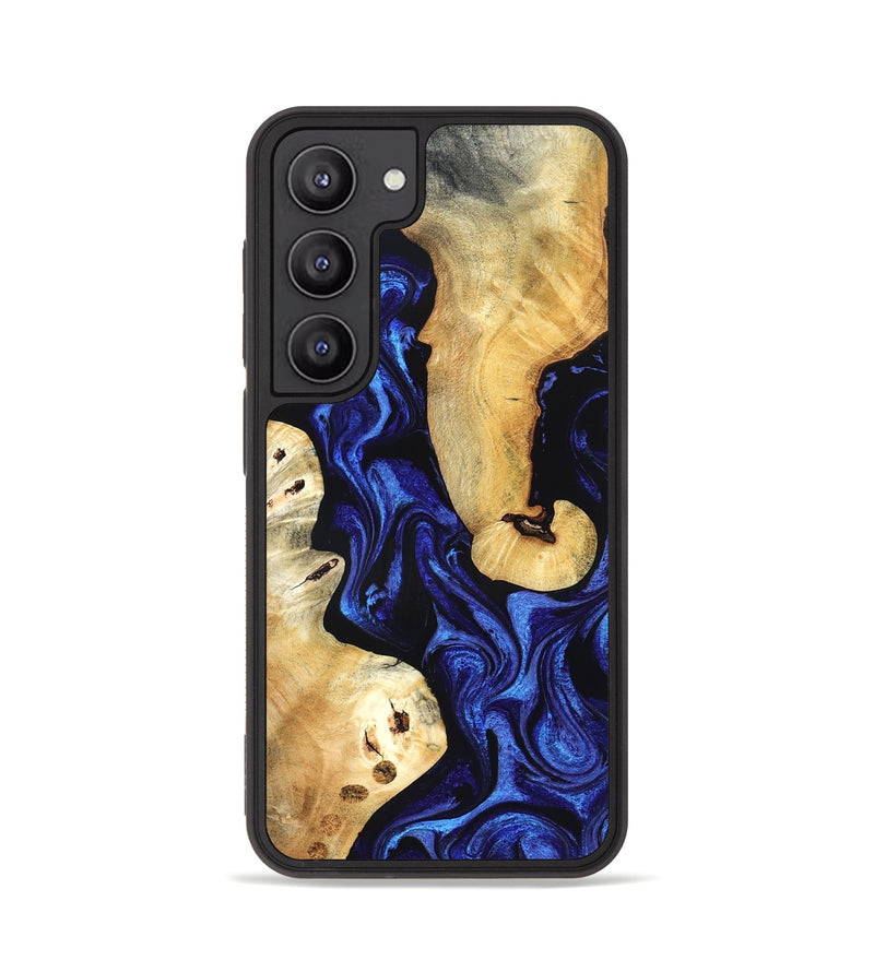 Galaxy S23 Wood Phone Case - Alvie (Blue, 827753)