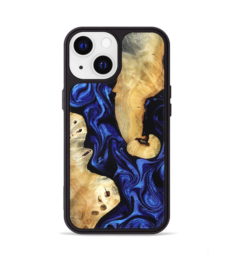 iPhone 13 Wood Phone Case - Alvie (Blue, 827753)