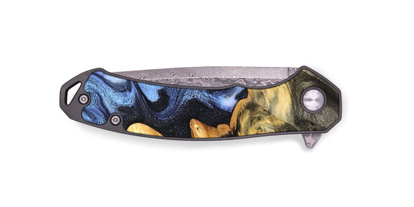 EDC Wood Pocket Knife - Delano (Blue, 827754)
