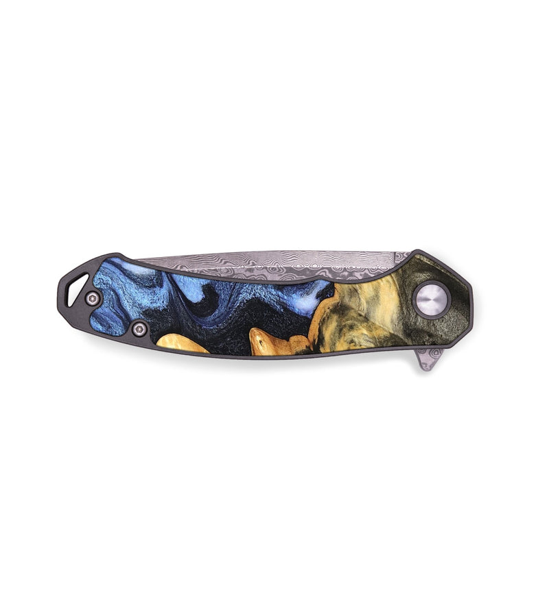 EDC Wood Pocket Knife - Delano (Blue, 827754)