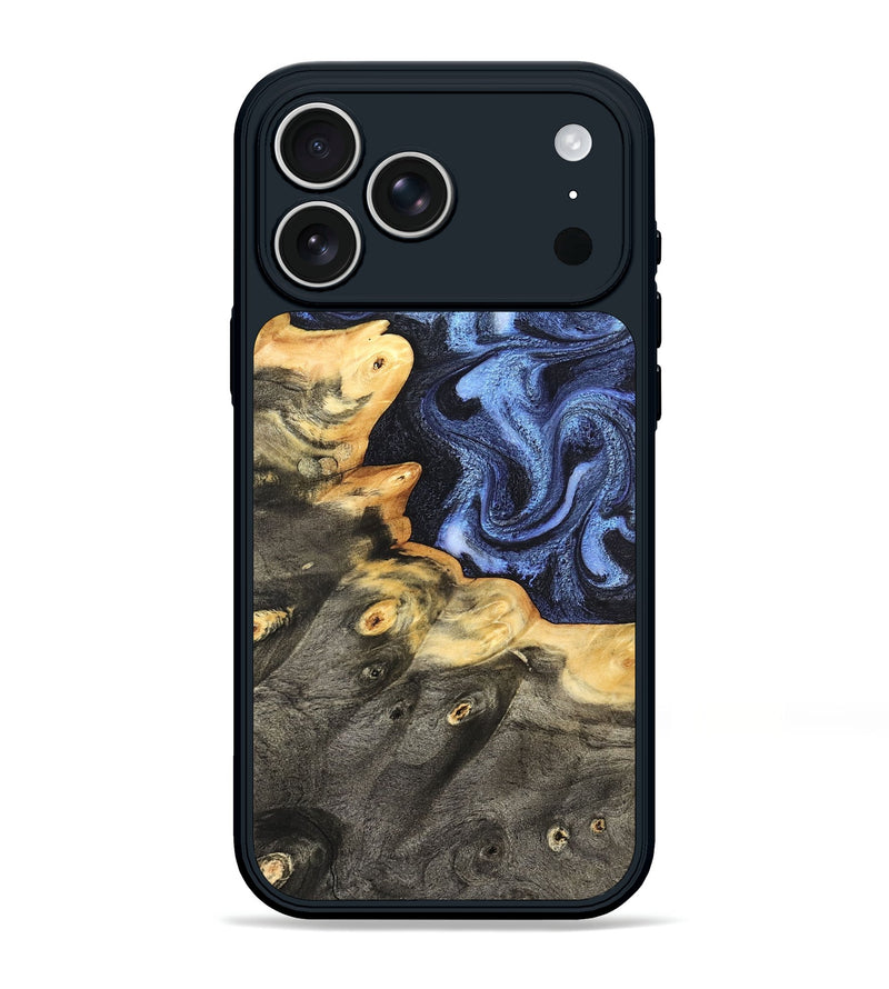 iPhone 17 Pro Max Wood Phone Case - Delano (Blue, 827754)