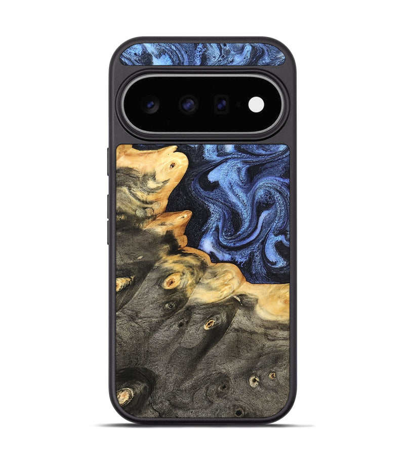 Pixel 11 Pro Wood Phone Case - Delano (Blue, 827754)