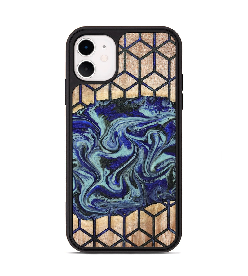 iPhone 11 Wood Phone Case - Aaden (Pattern, 827757)