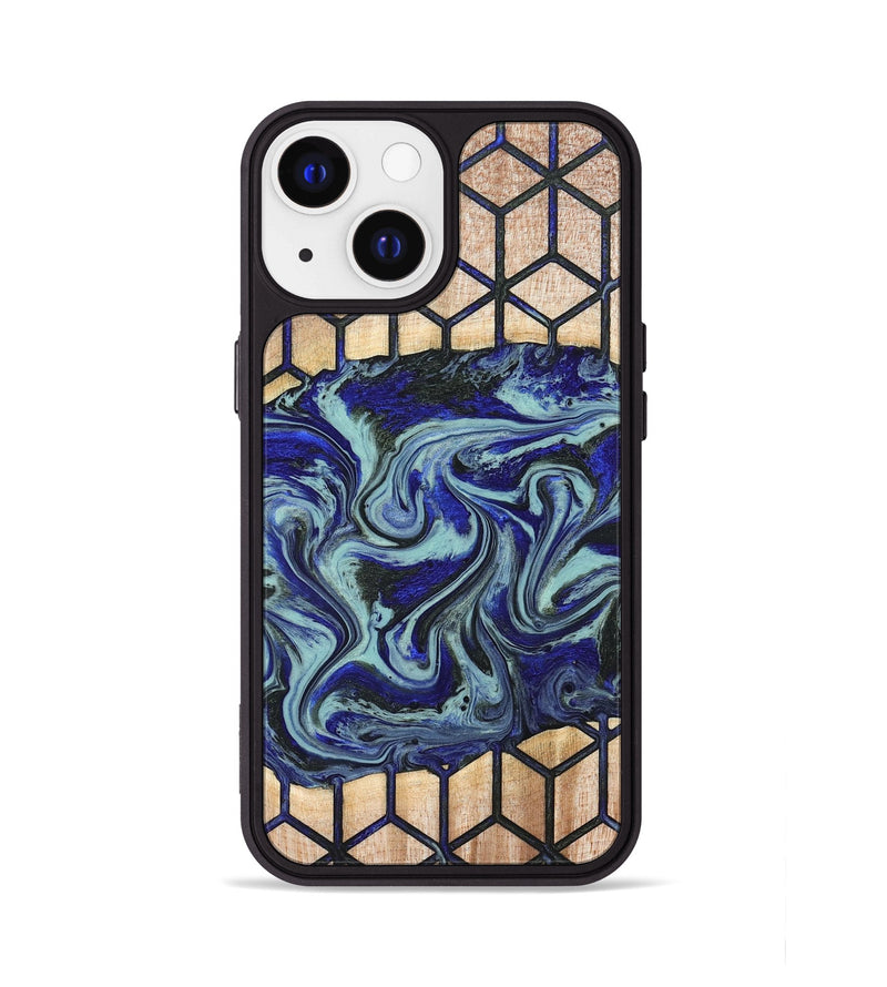 iPhone 13 Wood Phone Case - Aaden (Pattern, 827757)