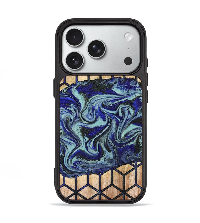 iPhone 18 Pro Wood Phone Case - Aaden (Pattern, 827757)