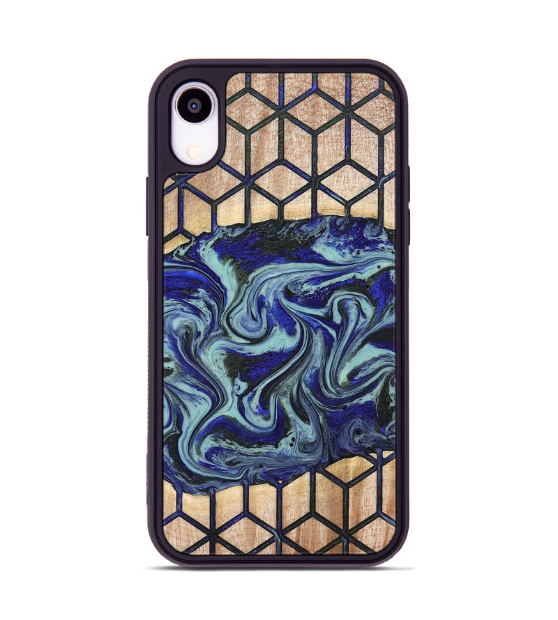 iPhone Xr Wood Phone Case - Aaden (Pattern, 827757)