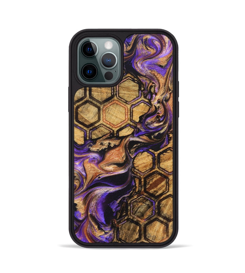 iPhone 12 Pro Wood Phone Case - Daxton (Pattern, 827760)