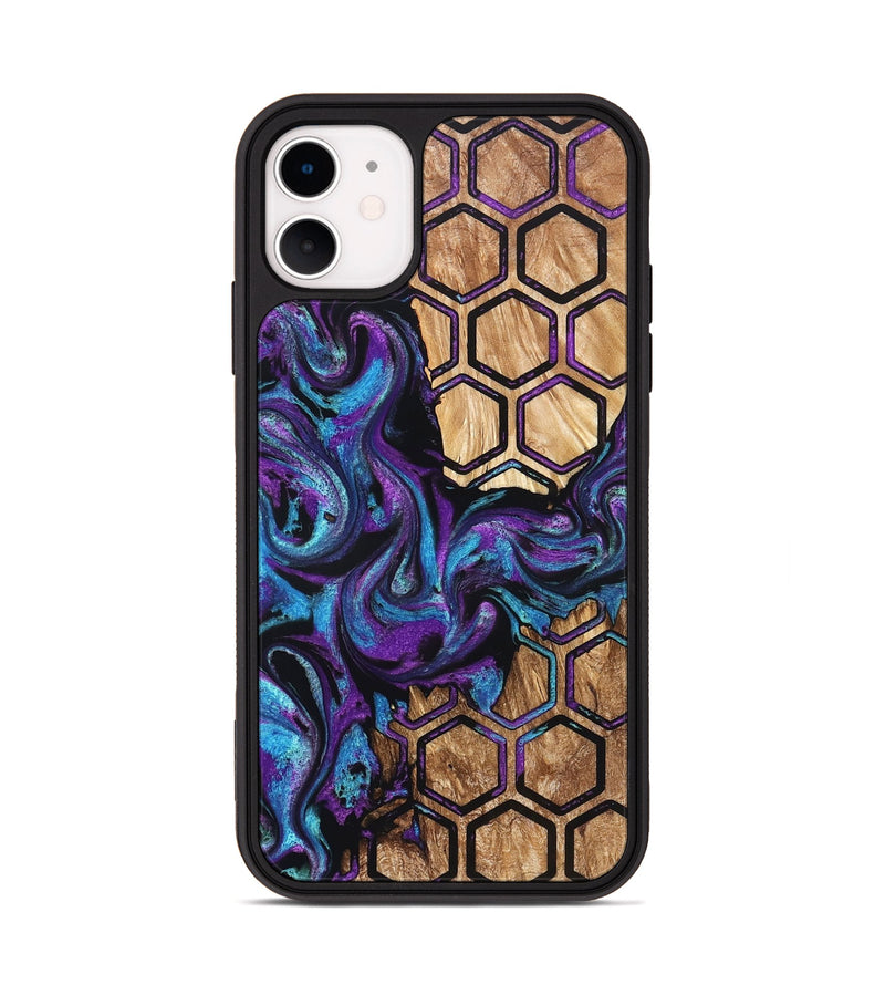 iPhone 11 Wood Phone Case - Yael (Pattern, 827762)