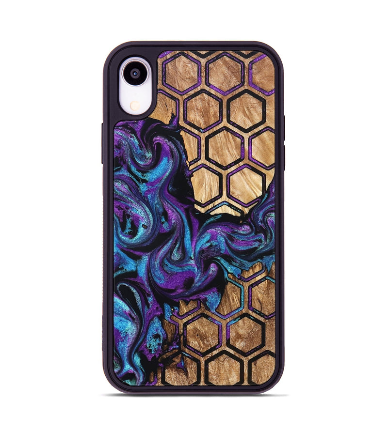 iPhone Xr Wood Phone Case - Yael (Pattern, 827762)