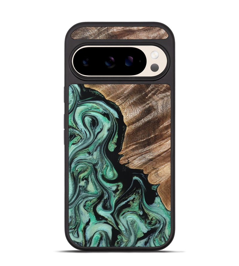 Pixel 10 Wood Phone Case - Eugenia (Green, 827767)