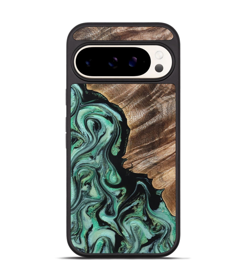 Pixel 9 Wood Phone Case - Eugenia (Green, 827767)