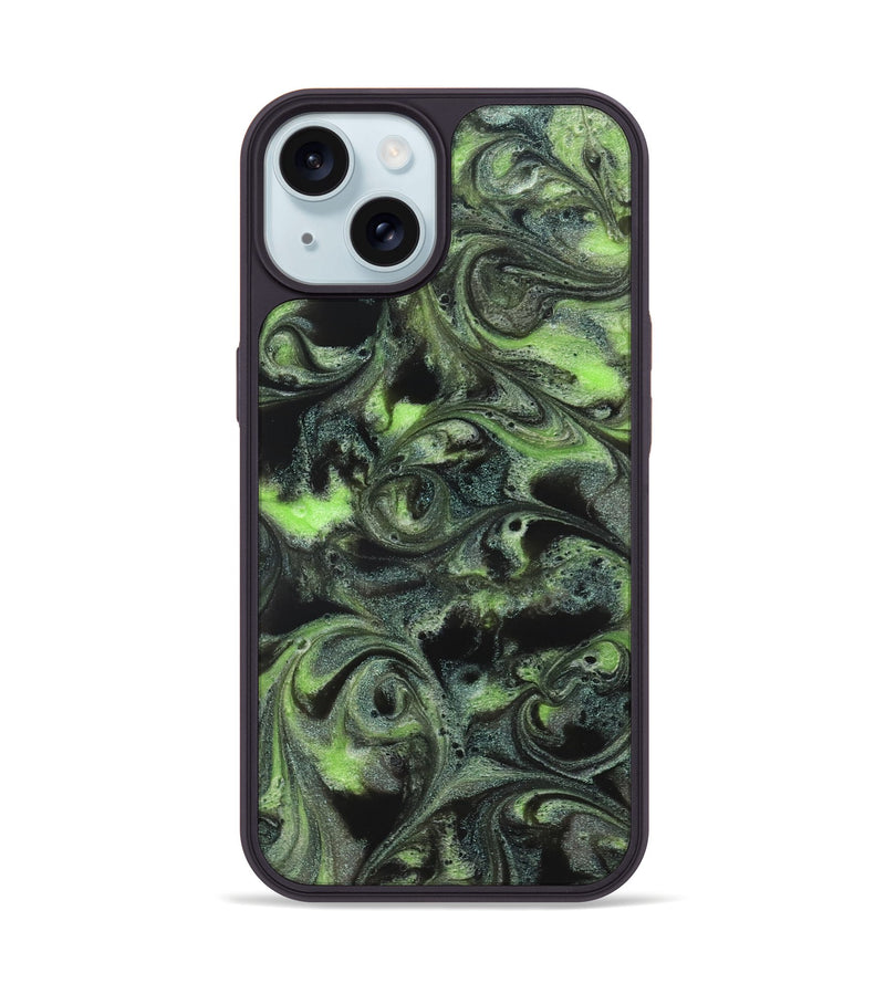 iPhone 15 ResinArt Phone Case - Rolland (Green, 827768)