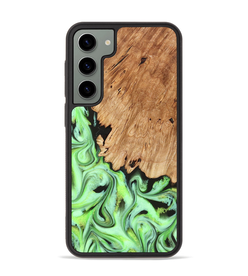 Galaxy S23 Plus Wood Phone Case - Annabel (Green, 827770)