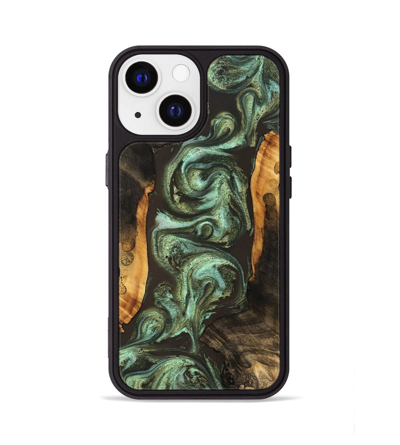 iPhone 13 Wood Phone Case - Reed (Green, 827773)