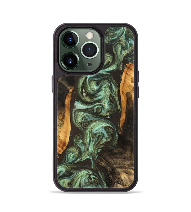 iPhone 13 Pro Wood Phone Case - Reed (Green, 827773)