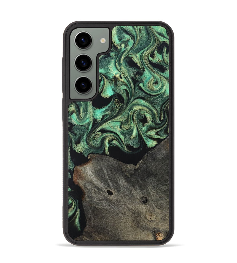 Galaxy S23 Plus Wood Phone Case - Edward (Green, 827775)