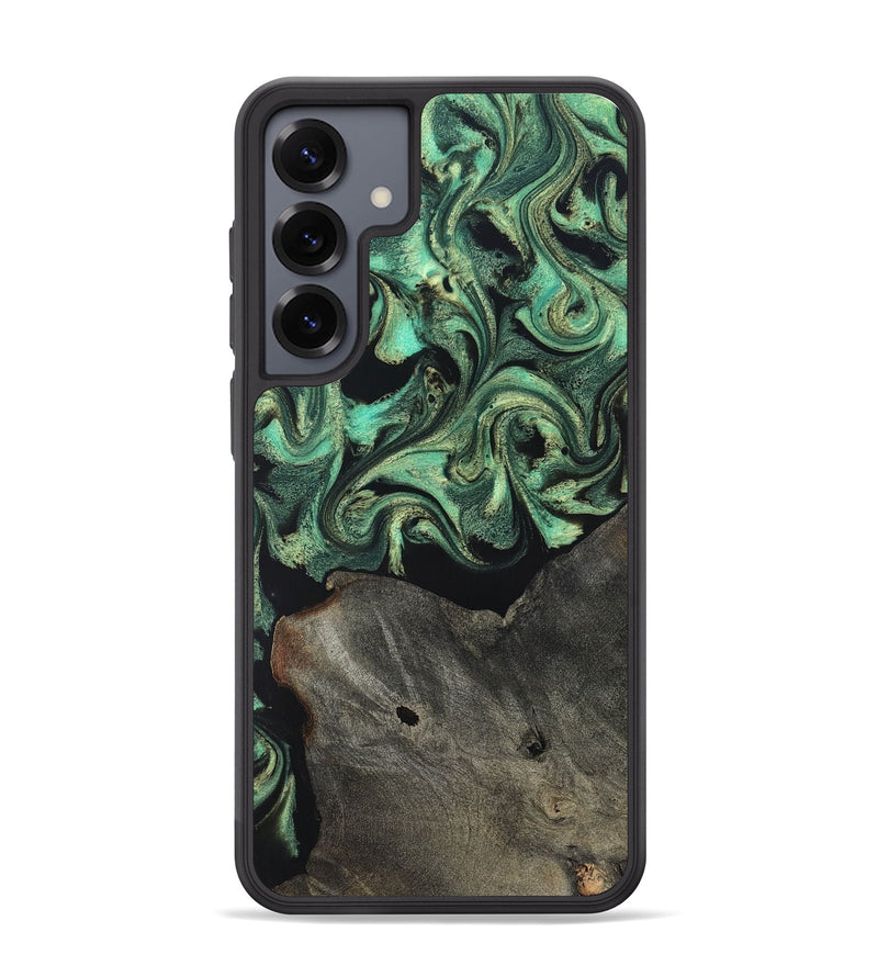 Galaxy S25 Plus Wood Phone Case - Edward (Green, 827775)