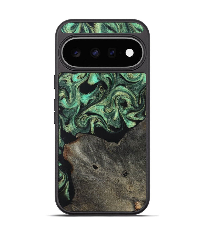 Pixel 11 Wood Phone Case - Edward (Green, 827775)