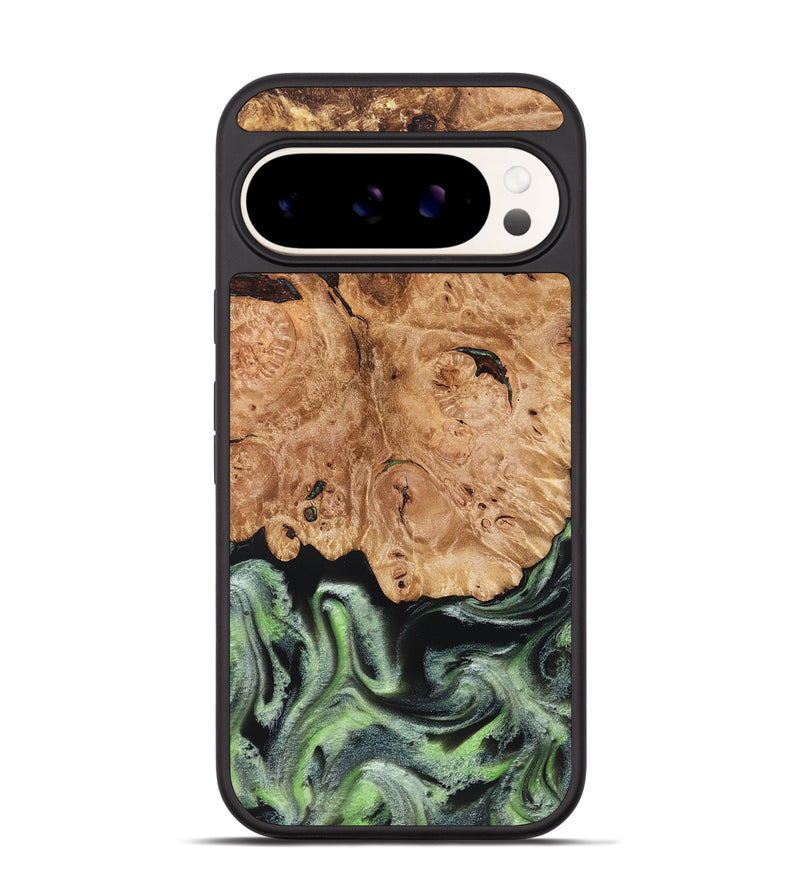 Pixel 9 Wood Phone Case - Janie (Green, 827776)