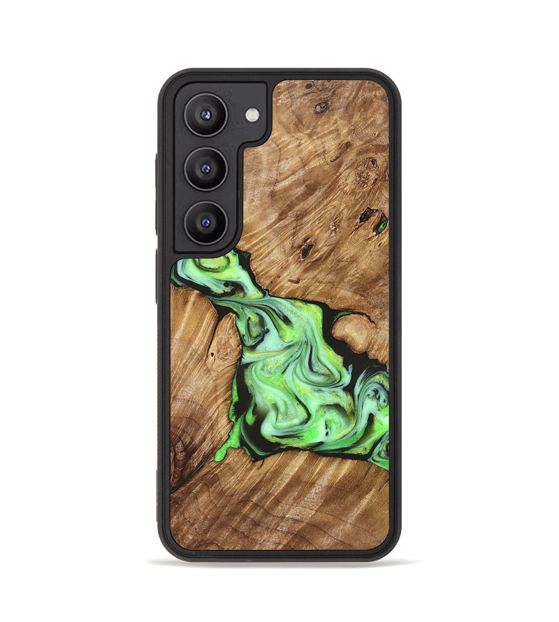 Galaxy S23 Wood Phone Case - Kaycee (Green, 827777)