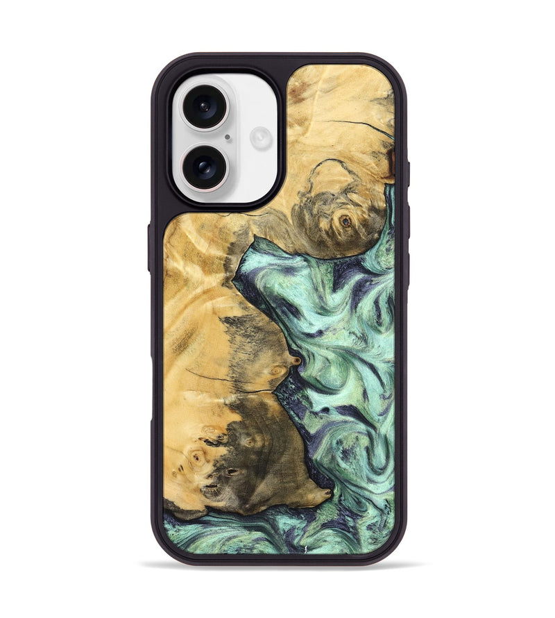 iPhone 17 Wood Phone Case - Loyal (Green, 827778)