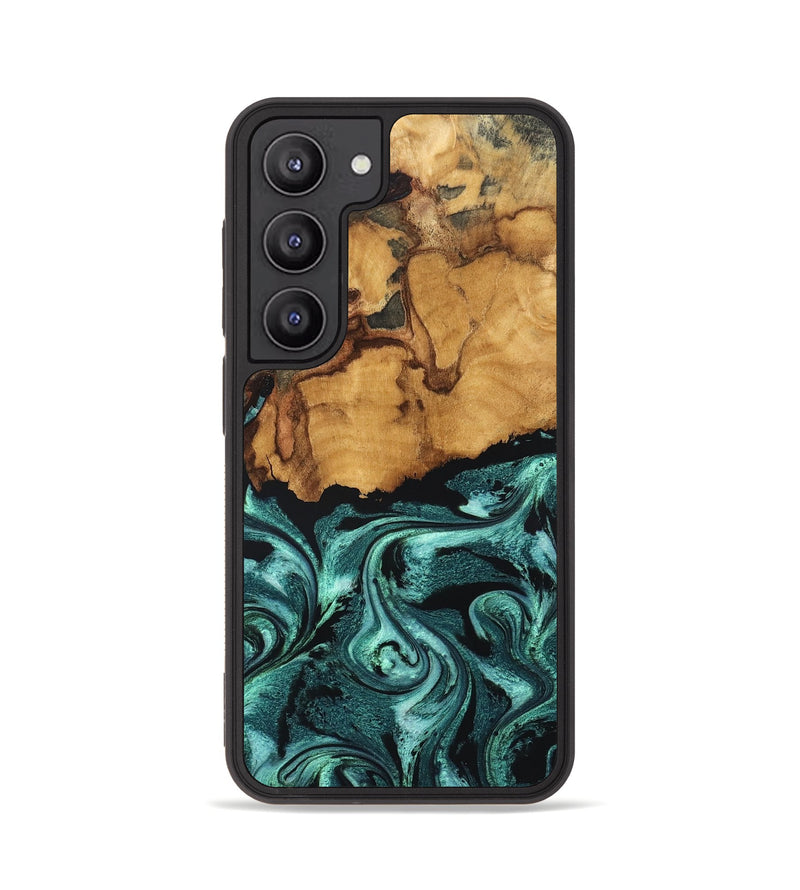 Galaxy S23 Wood Phone Case - Denny (Green, 827780)