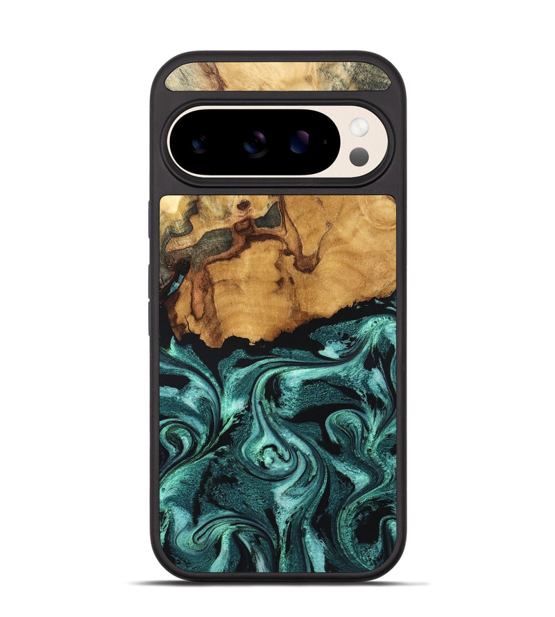 Pixel 10 Wood Phone Case - Denny (Green, 827780)