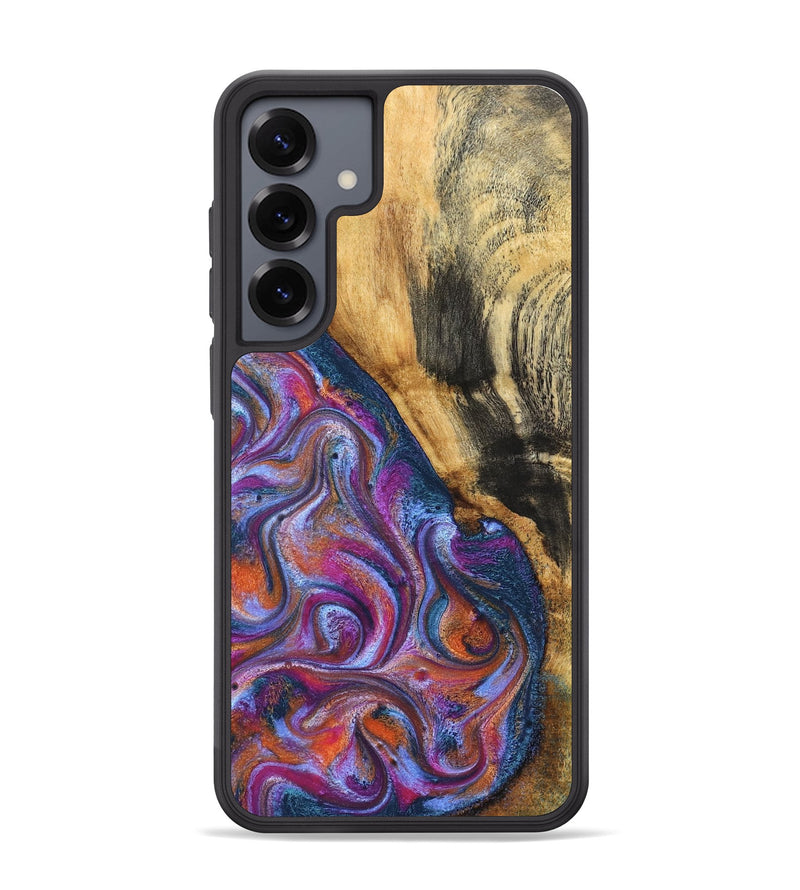 Galaxy S25 Plus Wood Phone Case - Lu (Blue, 827782)