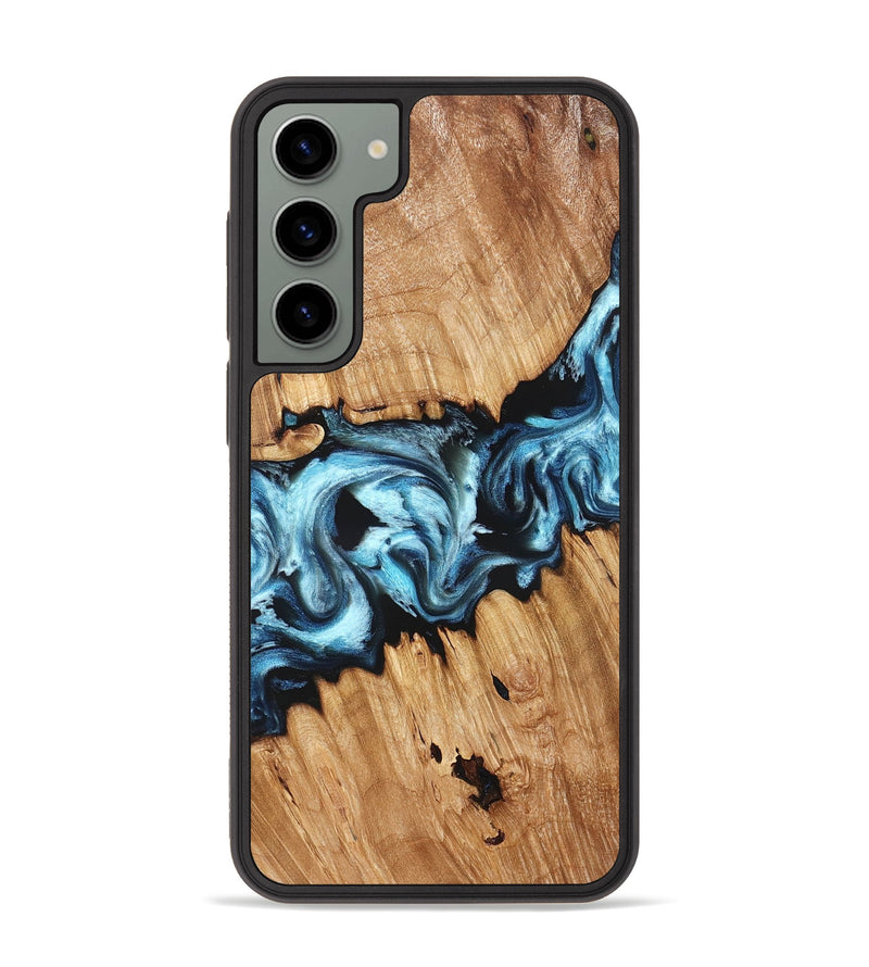 Galaxy S23 Plus Wood Phone Case - Judah (Blue, 827783)