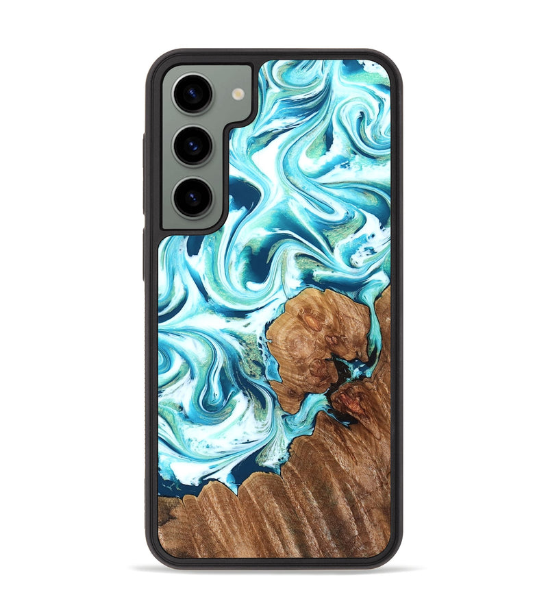 Galaxy S23 Plus Wood Phone Case - Ronny (Blue, 827806)
