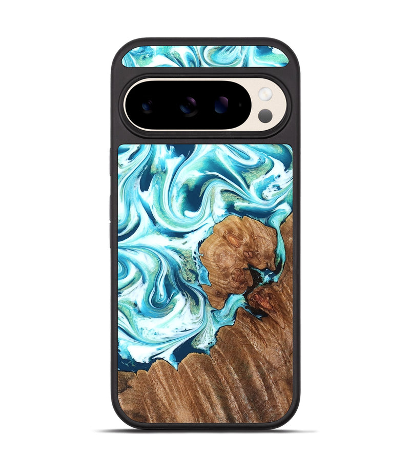 Pixel 10 Wood Phone Case - Ronny (Blue, 827806)